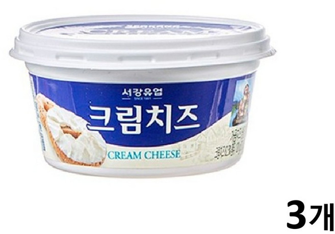 서강유업 크림치즈, 120g, 3개