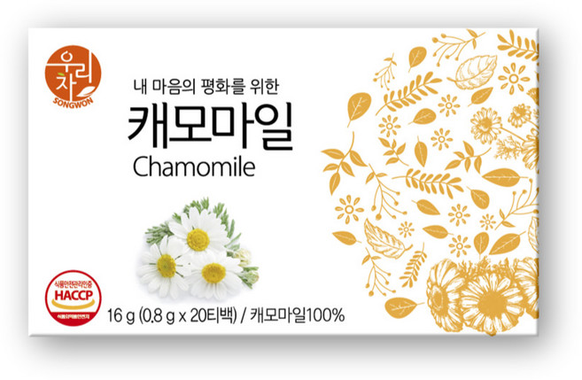 송원 우리차 캐모마일, 800mg, 20개입, 2개