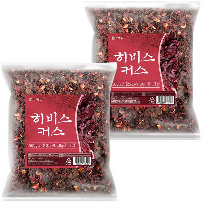 건강중심 히비스커스, 500g, 1개입, 2개