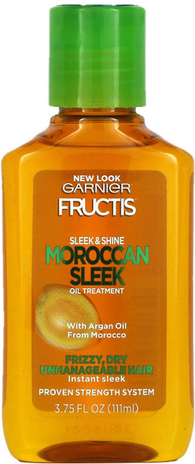 Garnier 프룩티스 슬릭 샤인 모로칸 슬릭 오일 트리트먼트 3.75fl oz(111ml), 1개, 111ml