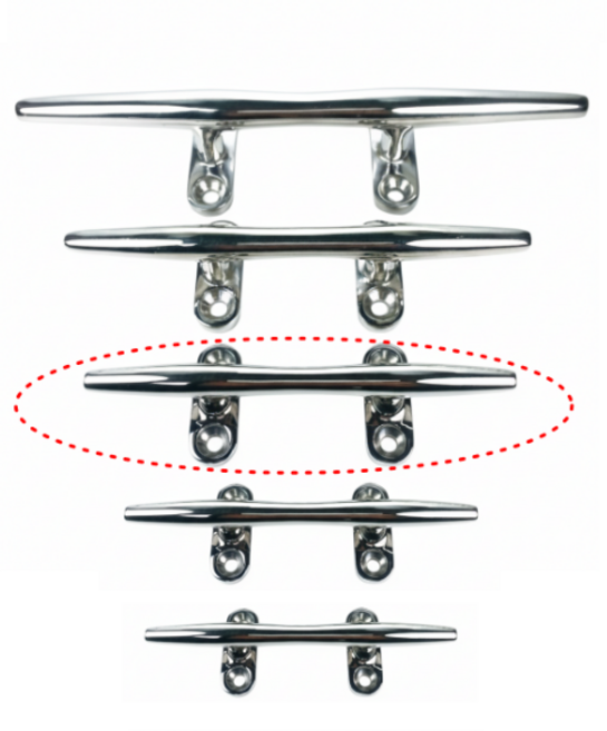 SUS316 할로우 클리트 6인치 150mm 보트용 정박줄 계류줄 로프고정