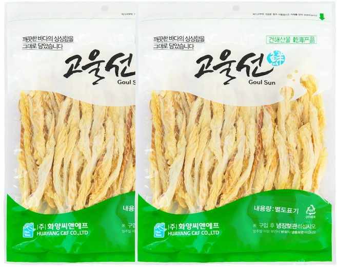 [고울선] 손질 먹태 부드러운 먹태채 맥주안주 주전부리, 2개, 70g