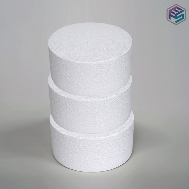 [티맥스]원형 스티로폼 지름 30cm 모형 케이크만들기 미술용 공예용, 3개