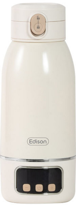 에디슨 휴대용 무선 원터치 가열 분유 보온병