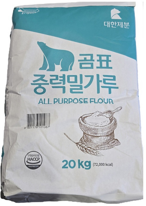 곰표 중력밀가루 1등급 20kg, 1개