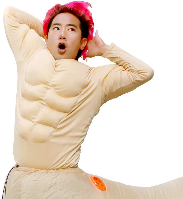 입체 근육 몸짱 코스튬, 단품, 1개