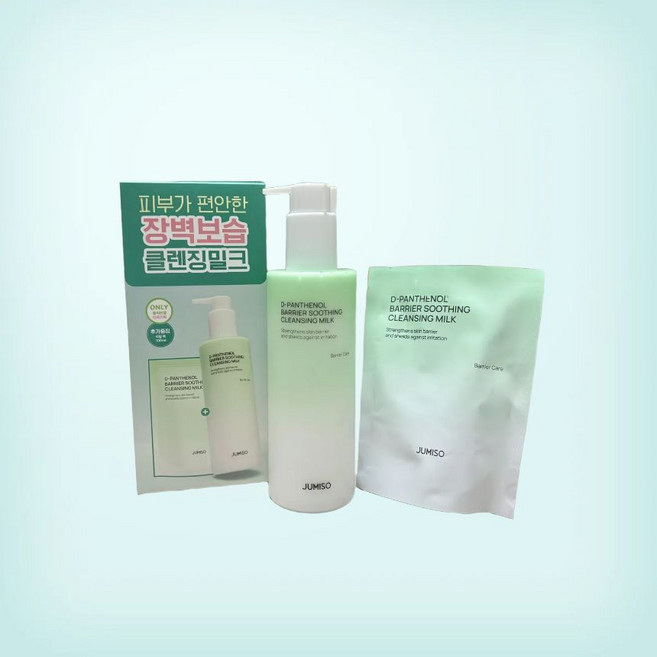 주미소 디판테놀 베리어 수딩 클렌징밀크 300m+100ml 리필 기획, 1개, 400ml