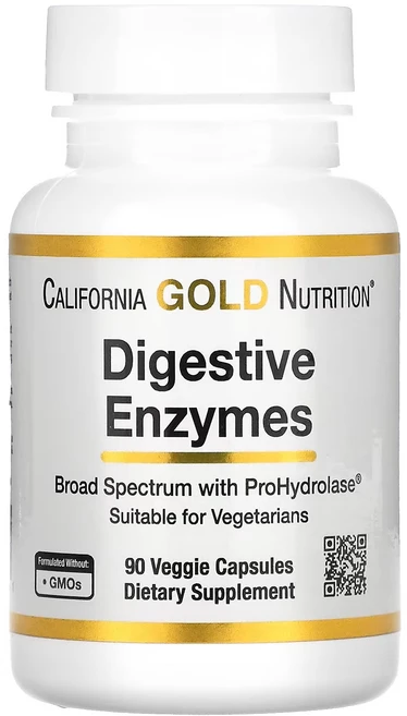 캘리포니아 골드 뉴트리션 소화효소 California Gold Nutrition Digestive Enzymes 90정, 1개 - 쿠팡
