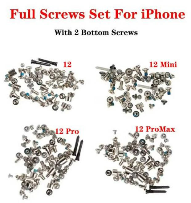나사 전체 나사 세트 iPhone X XR XS 6 6S 7 8 11 12 13 14 15 Plus Pro Max 수리 볼트 전체 키트 교체 부품, [29] For iPhone XR, 1개