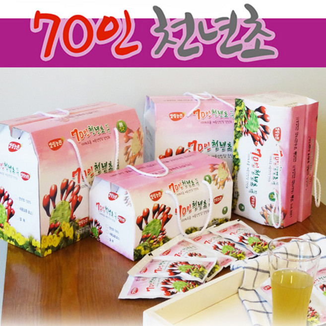 정직한70인 천년초즙 천년초진액 100ml x30포/60포/120포, 100mlx30포, 30개