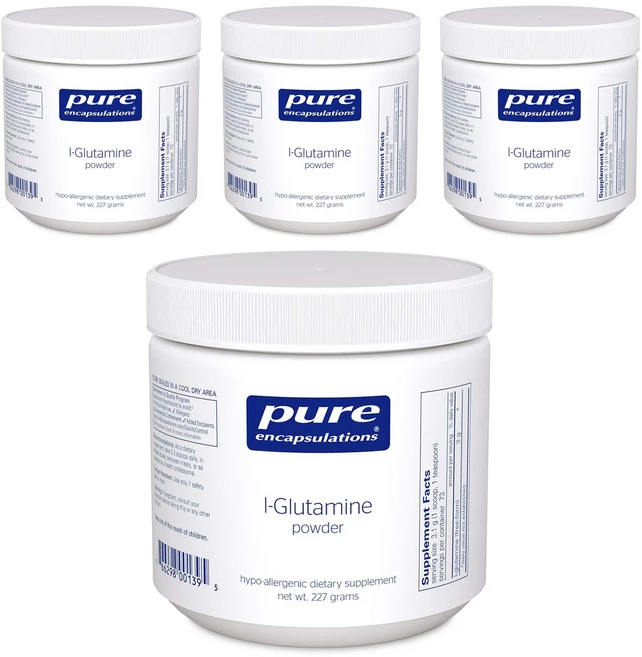 퓨어인캡슐레이션 L-글루타민 파우더, 227g, 4개 - 쿠팡