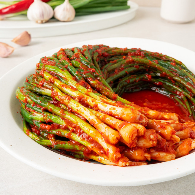 한백김치 파김치 500g 1kg 부드러운 쪽파김치 [100%국내산] 맛있는 파김치, 1개