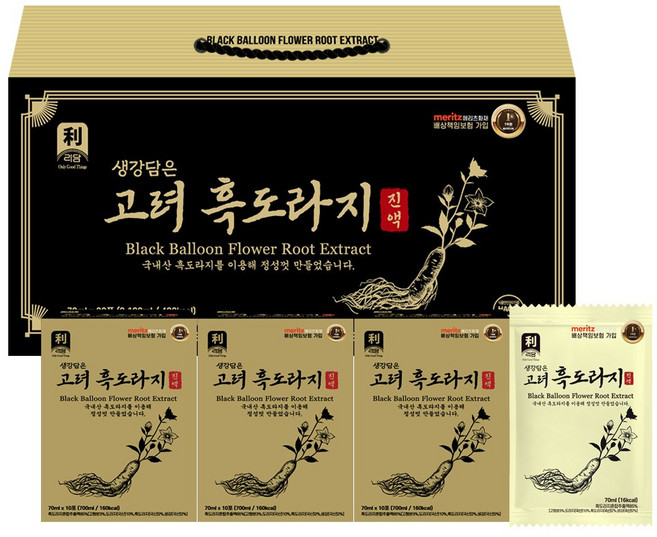 리담 고려 생강담은 흑도라지 진액, 1개, 2.1L