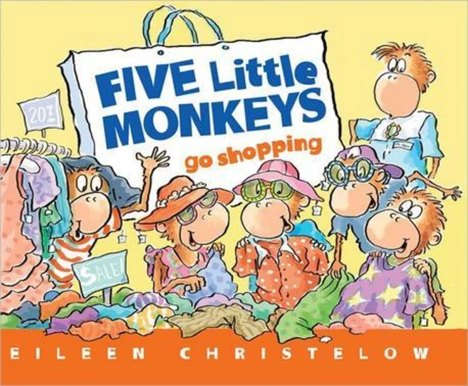 Five Little Monkeys Go Shopping, Houghton Mifflin Harcourt (HMH - 쿠팡
