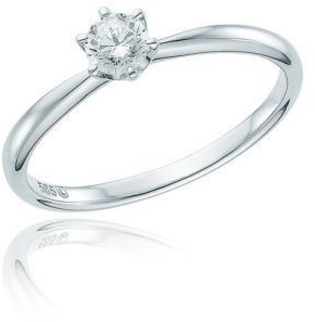 로이드 L-DIAMOND 2부 6프롱 14K GOLD 반지 LRD21116D=동아백화점 수성점