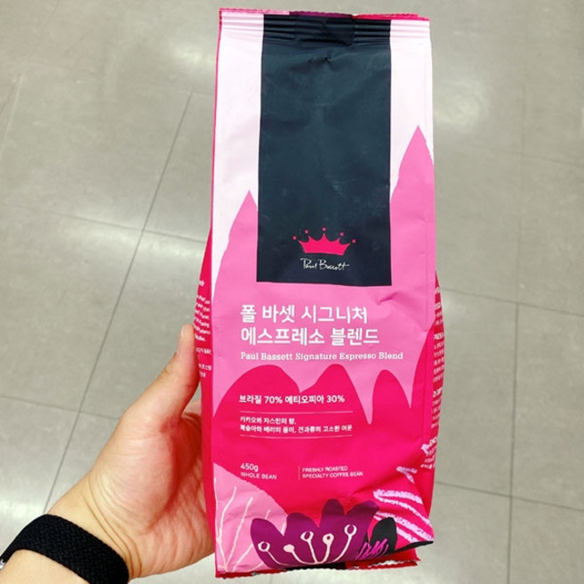 폴바셋 시그니처 블렌드 홀빈, 에스프레소, 450g, 1개