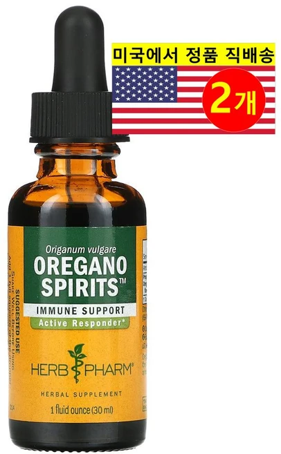 허브팜 오레가노 Spirits 30ml, 2개 - 쿠팡