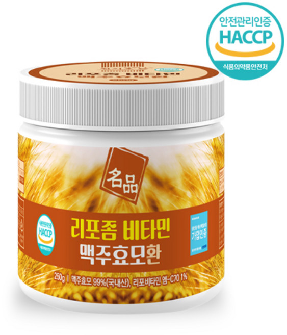 DH 리포좀 비타민 맥주효모환 100% 국내산 변비 대용량 250g, 1개