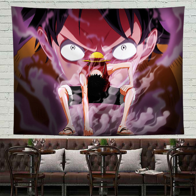 대형 패브릭포스터 원피스 루피패밀리 애니 캐릭터 침실 벽장식 인테리어 소품 20종, 색상7