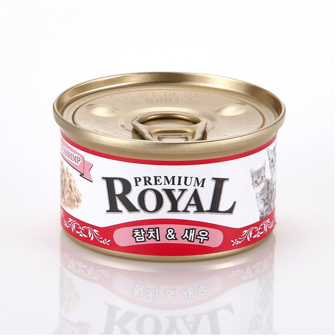 프리미엄 로얄캔 고양이간식, 참치&새우