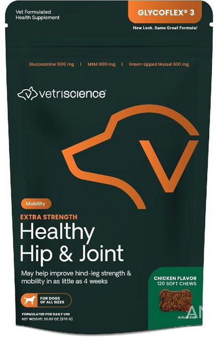 베트리사이언스 헬씨 힙앤조인트 (글라이코플렉스 3) 120츄 글루코사민 초록입홍합 고관절, 1개