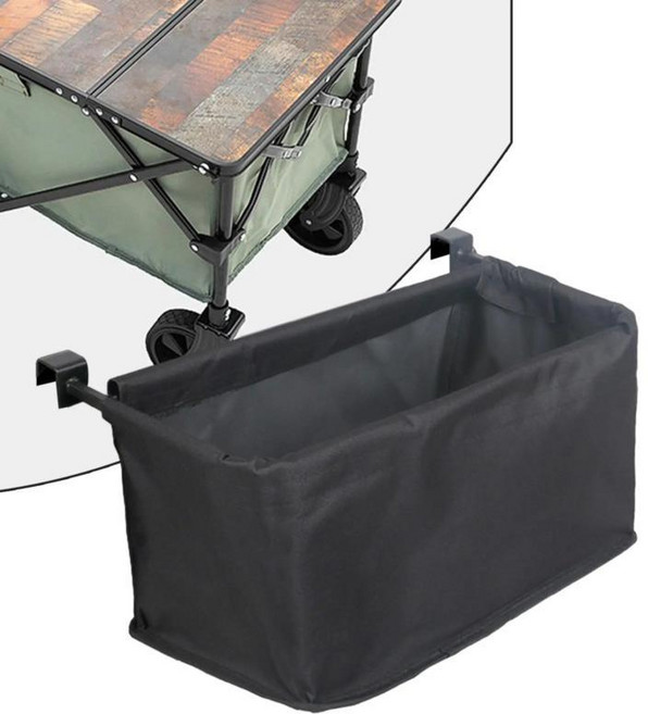 J9 왜건 카트 테일 백 쉬운 부착 야외 캠핑 식료품 가방 바구니 보관, 한개옵션0, 1개