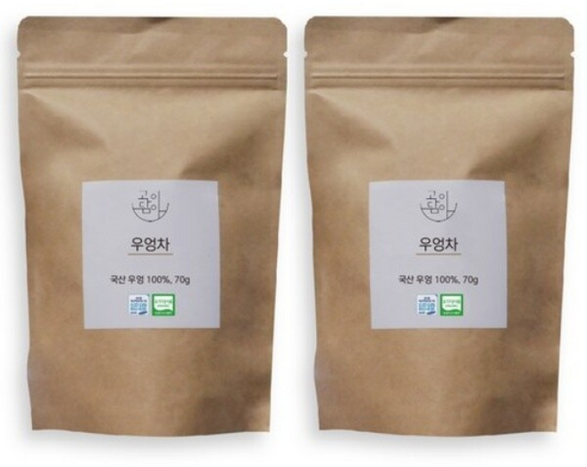 고이담아 유기농 우엉차 슬라이스, 70g, 1개입, 1