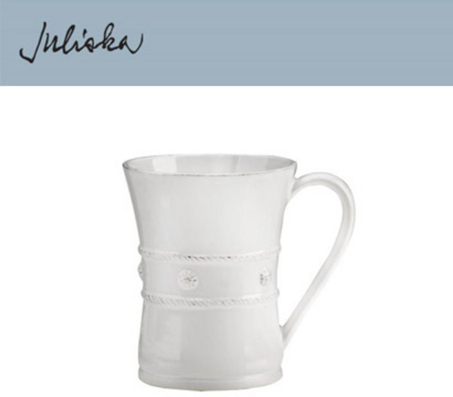 줄리스카 베리앤뜨레드 Berry and Thread Mug - Whitewash 12 oz (0.35L), 2개