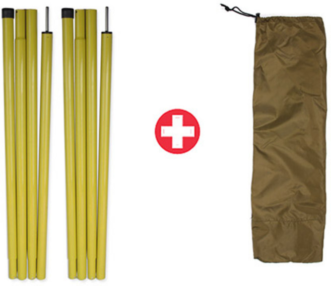 버팔로 타프폴대 230cm 2줄1세트/텐트 폴대 차양폴, 1개