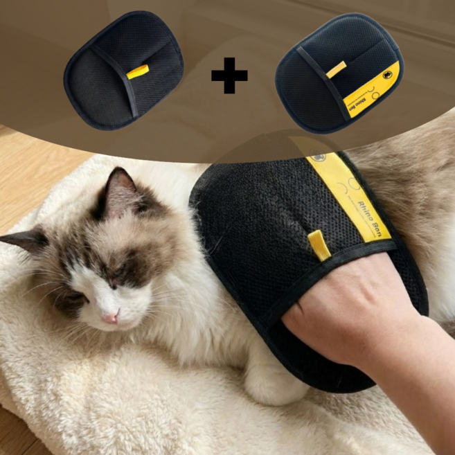 딜헤이븐 강아지 고양이 반려동물털제거, 2개, 블랙