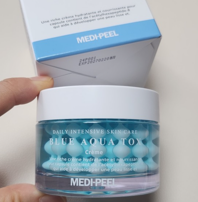 메디필 수분 크림 보습 물광 폭탄 캡슐 히알루론산 펩타이드 판테놀 여름 악건성 수부지 속건조 피부 장벽 강화, 50g, 1개