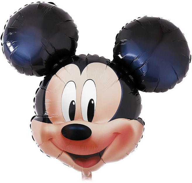 파티스 아나그램 라지쉐잎 미키얼굴포에버 은박 호일 풍선, 1개