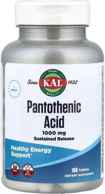 KAL 판토텐산 100정 KAL (칼), 1개 - 쿠팡