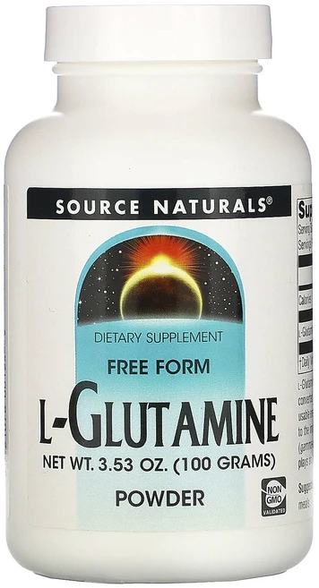 소스네츄럴스 L-글루타민 프리 폼 파우더 3.53 온스 100g, 1개, 1.5L - 쿠팡