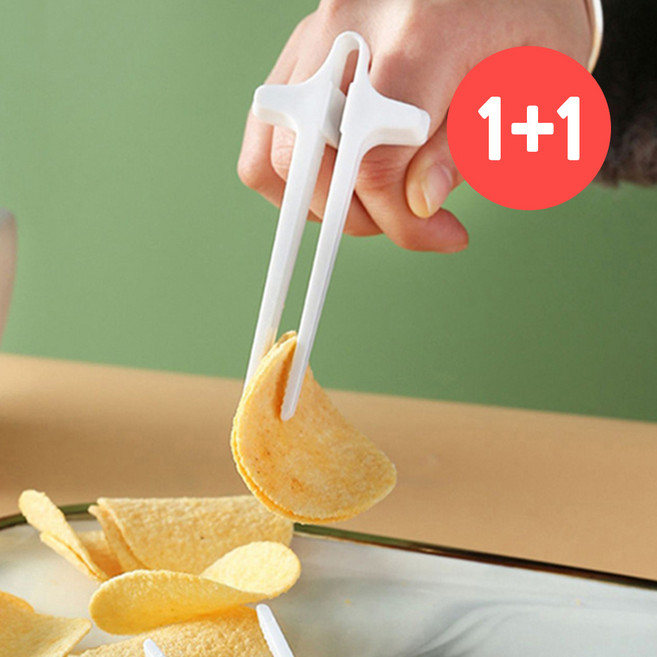 과자 집게 게임용 손가락 젓가락 간식 오염 미끄럼 방지, 1개, 상세페이지 참조, op 블랙 2개입