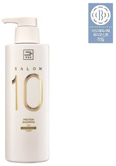 미쟝센 살롱10 단백질 샴푸/트리트먼트 1입, 500ml, 1