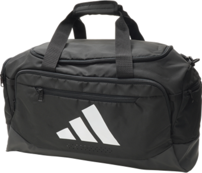 아디다스 트레이닝 디펜더 더플백 S(JZ0608), FREE, JZ0608, 1개, 블랙/화이트