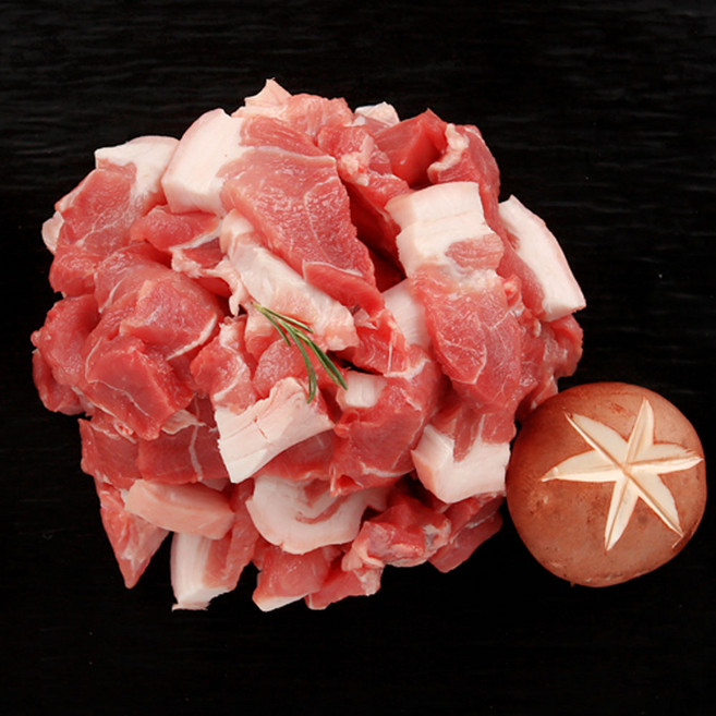 앞다리살 전지 500g+500g 찌개용 돼지고기 냉동 한돈, 2개