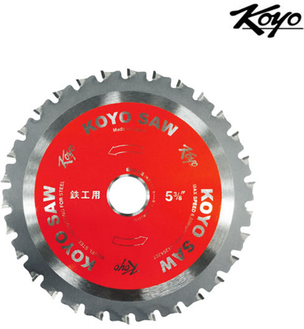 [KOYO] STEEL-136 / 코요 금속용 원형톱날 5.5인치 136mm 30날, 1개