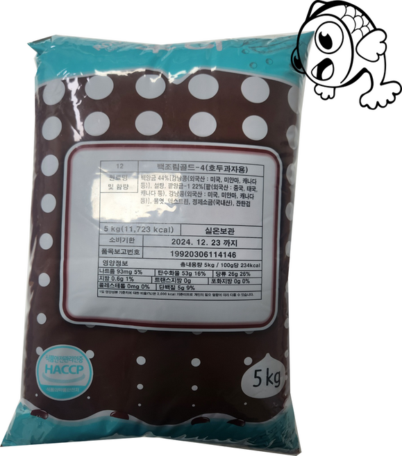 호두과자 팥앙금 5kg, 1개