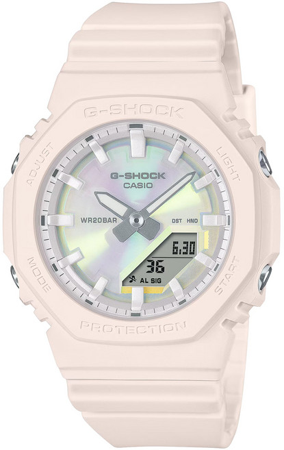 CASIO 卡西歐 G-SHOCK 女用中型尺寸運動手錶 GMA-P2100PC-4AJF