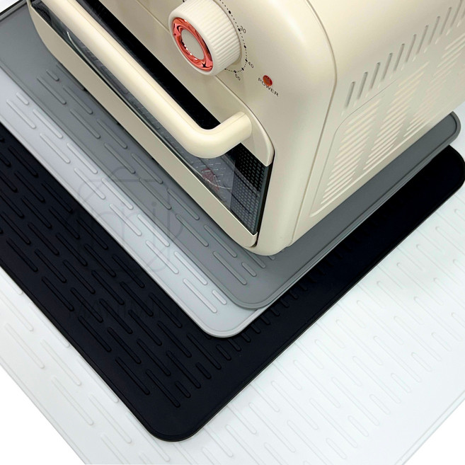 마니미니 실리콘 오븐받침대 오븐매트 깔개 오븐에어프라이어 받침 에어프라이어매트, 화이트, XL, 1개