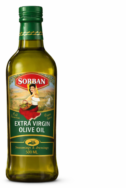 소르반 엑스트라버진 올리브오일 냉압착 스페인산 올리브유, 1개, 500ml