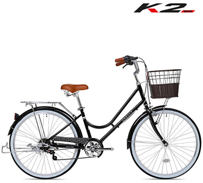 2025 케이투바이크 클래식 여성용자전거 쉘리26인치 7단, 1개, 180cm, 쉘리 26인치 블랙 완조립+사은품