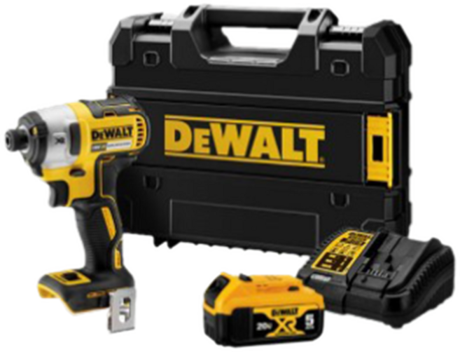 디월트 DCF845 DCF887 후속작 임팩 드릴 렌치 전동 임펙 충전 벌크 드라이버 임팩트, DCF845 887 후속P1A(5.0Ah배터리1개세트), 1세트