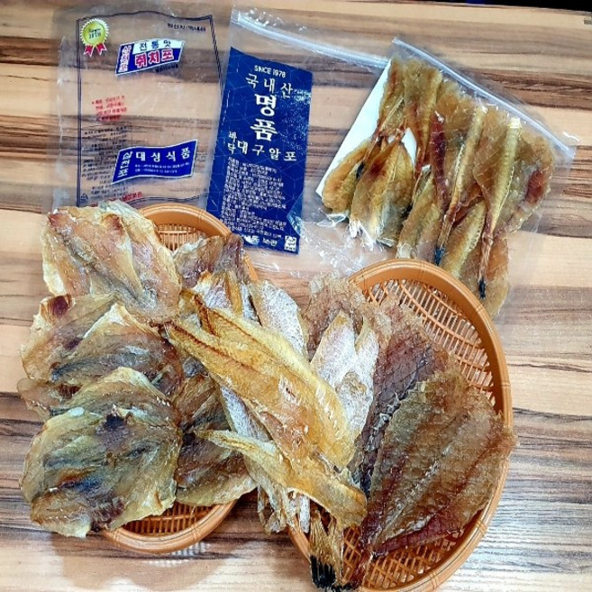 죽도시장 청하건어물 두툼국산 삼천포쥐포300g+국산아귀포300g, 1개