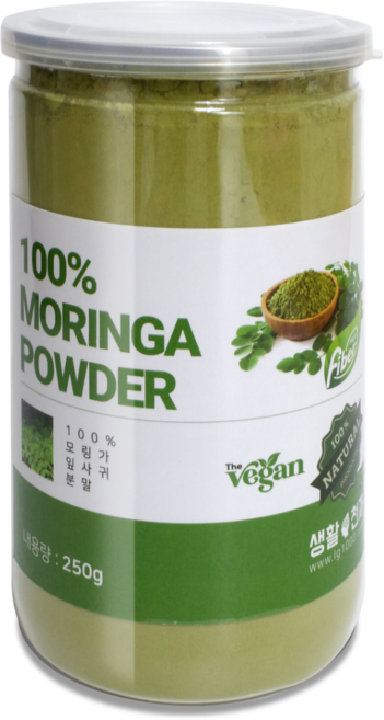 모링가 분말 모링가잎 가루 파우더, 1개, 250g