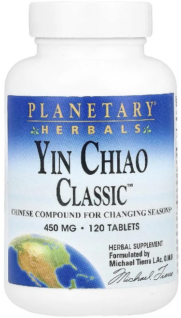 플래니터리허벌 Yin Chiao Classic 450mg 120정, 1개 - 쿠팡