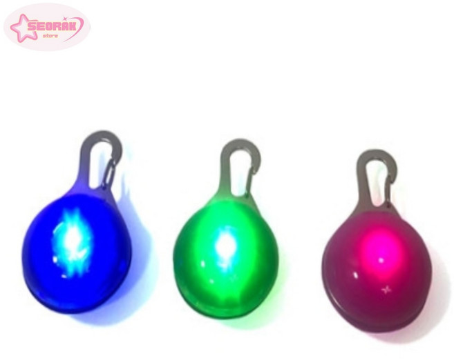 서락 쏘아베 야광목걸이 LED 반려견형광목걸이