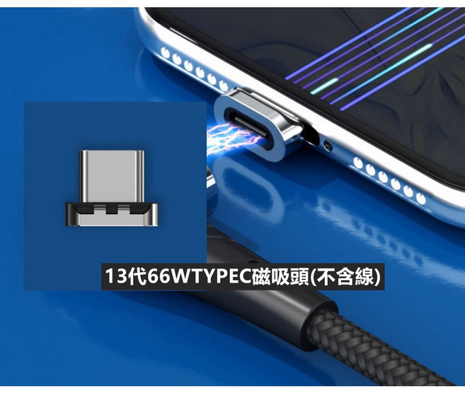 雙Type C, 1個, TYPEC磁吸頭一顆(不含磁吸線)